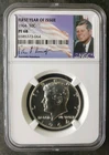 1964 Proof 50c Kennedy Silver Half Dollar NGC PF68