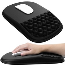 JIKIOU Ergonomic Mouse Pad Wrist Support with Massage Design, Memory Foam Wri...