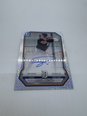 2026 Bowman Mega Box Josue Briceno Chrome Prospect Auto Mojo Refractor #BMA-JB