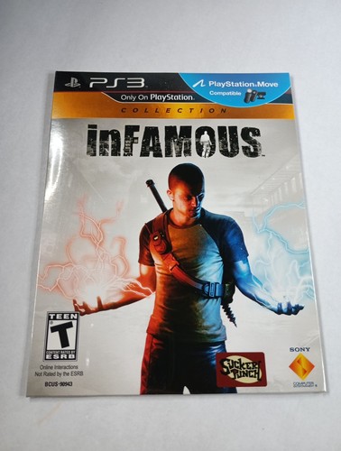 Nuevo inFamous Collection Lote 1 y 2 PS3 (Sony PlayStation 3) Funda No En Venta - Imagen 3 de 4