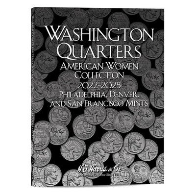 New Harris Folder For American Women Quarter Coin 2022-2025 P&DS Mini Album 4951