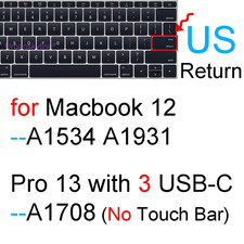 Keyboard Cover for Macbook Air 13 M5 M3 15 Pro 14 M5 13 M2 16 M4 12 Neo Silicone