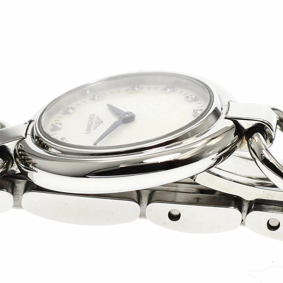 Relojes de pulsera Longines Equestrian Collection L6.129.4 fecha 12P diamante para mujer Foto 2 de 4