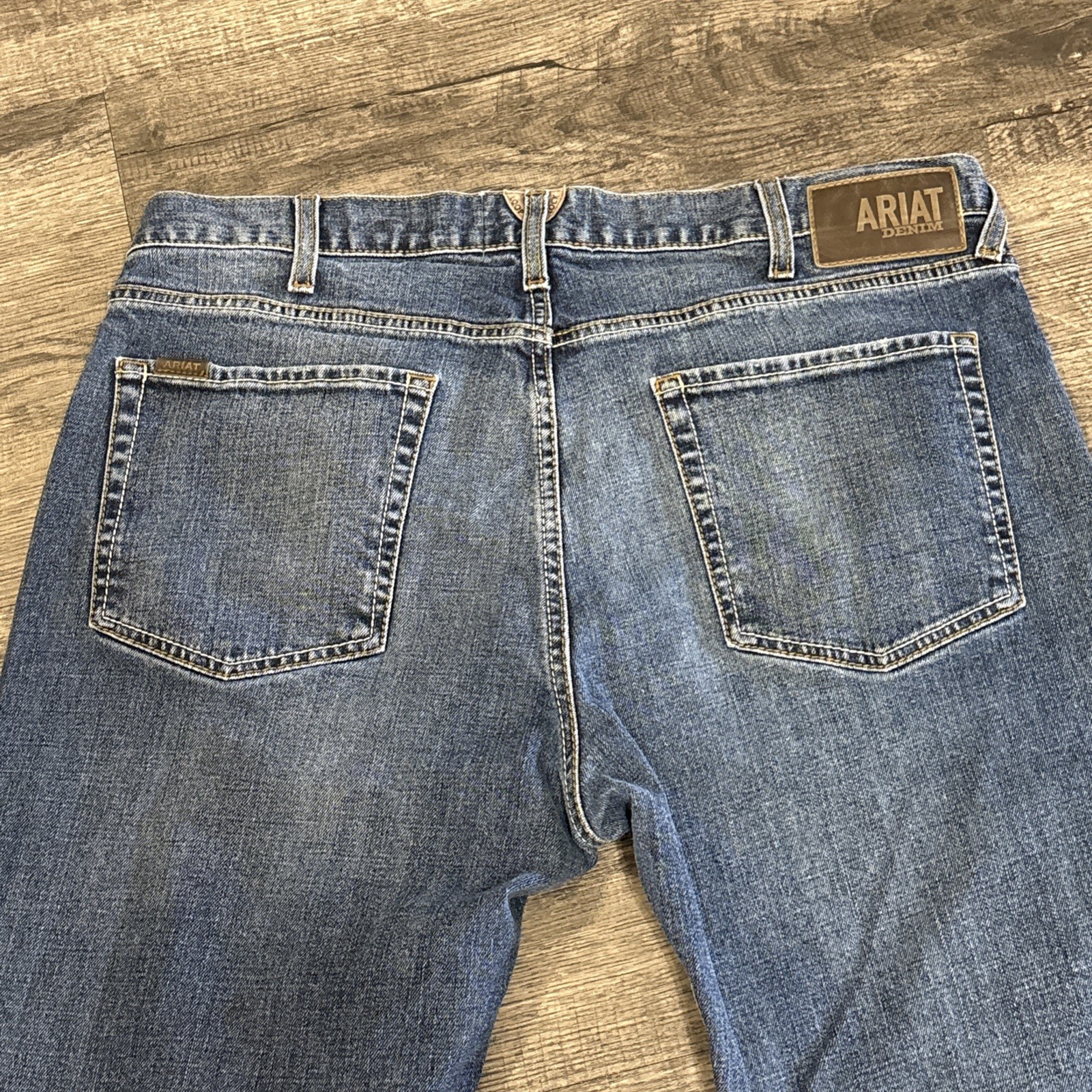 Ariat M5 Straight Fit Jeans Men’s 38x30 Western Denim Fits 38 X 29 - View 15