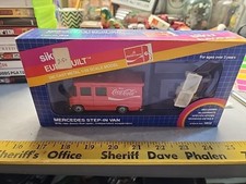 B09B Vintage années 1980 Siku Eurobuilt Diecast Mercedes Coca-Cola Step-In Van #1912