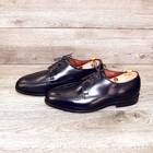 * NIB * $425 Allen Edmonds POWELL Derby  10 D  Black * with new Trees — photo 7