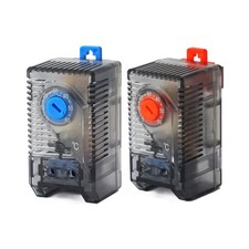 Small Thermoregulator Switch for Electrical Cabinet Temperature Control
