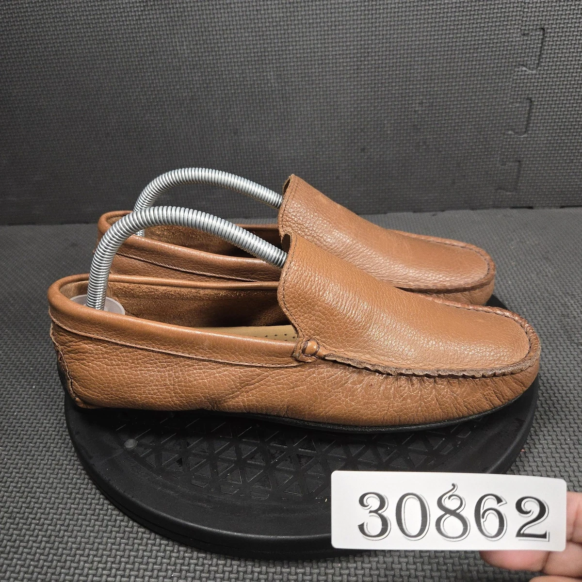 Men\'s GIORGIO BRUTINI Le Glove 8.5 Tan Basket Weave Leather Upper  Loafers Shoe GIORGIO BRUTINI Men main image 2
