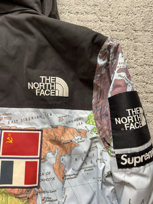 Supreme x The North Face 2014 Atlas World Map Expedition | eBay