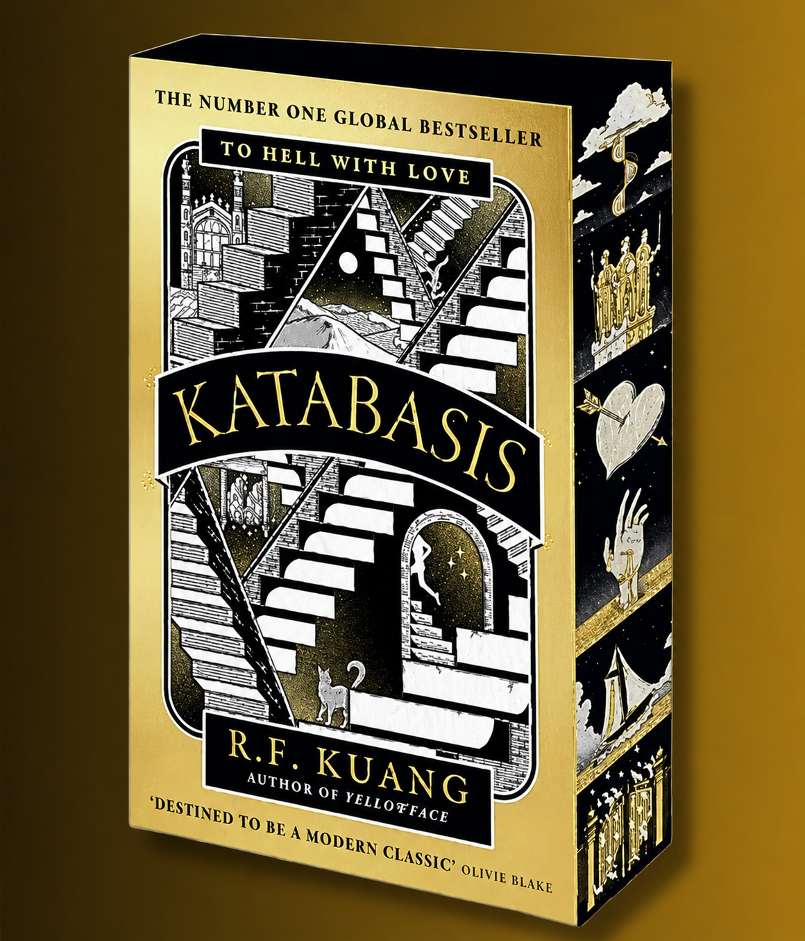 Sprayed Edged - Katabasis by R.F. Kuang