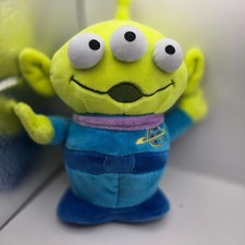 Disney Pixar Toy Story Blue Alien Plush 3 eyed Doll 7-1/2"