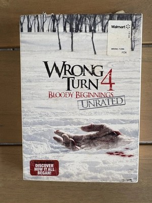 Wrong Turn 4: Bloody Beginnings (DVD, 2011, Rated/Unrated) K6