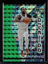 2022-23 Panini Mosaic #12 Kyrie Irving Give and Go Mosaic Green