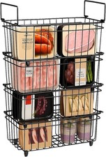 4-Pack Freezer Baskets Freezer Baskets for Chest Freezers for Chest