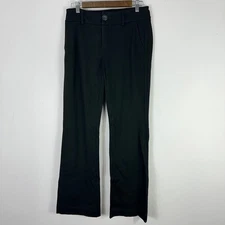 Cabi Black Flare Leg Pants Womens 6 Minimalist Office Chic Career Elevated Basic
