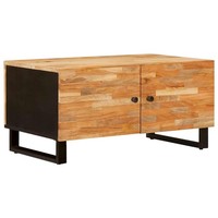 Couchtisch Braun 80 X 50 X 40 Cm Massivholz Mango Couchtisch Wohnzimmertisch Akz