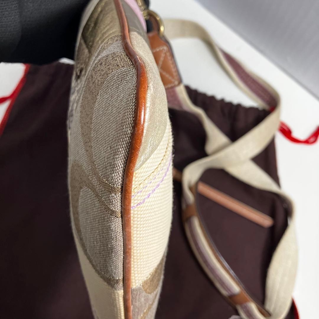 COACH Patchwork Swingpack Crossbody Bag Multicolo… - image 9