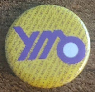 #ad #ad Vintage Yellow Magic Orchestra electro 808 synth break Button Pin Promo VG $18.00