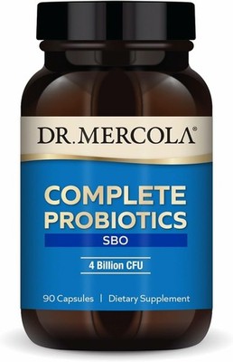Dr. Mercola Complete Probiotics SBO - 4 Billion CFU - for Gut Health - Support