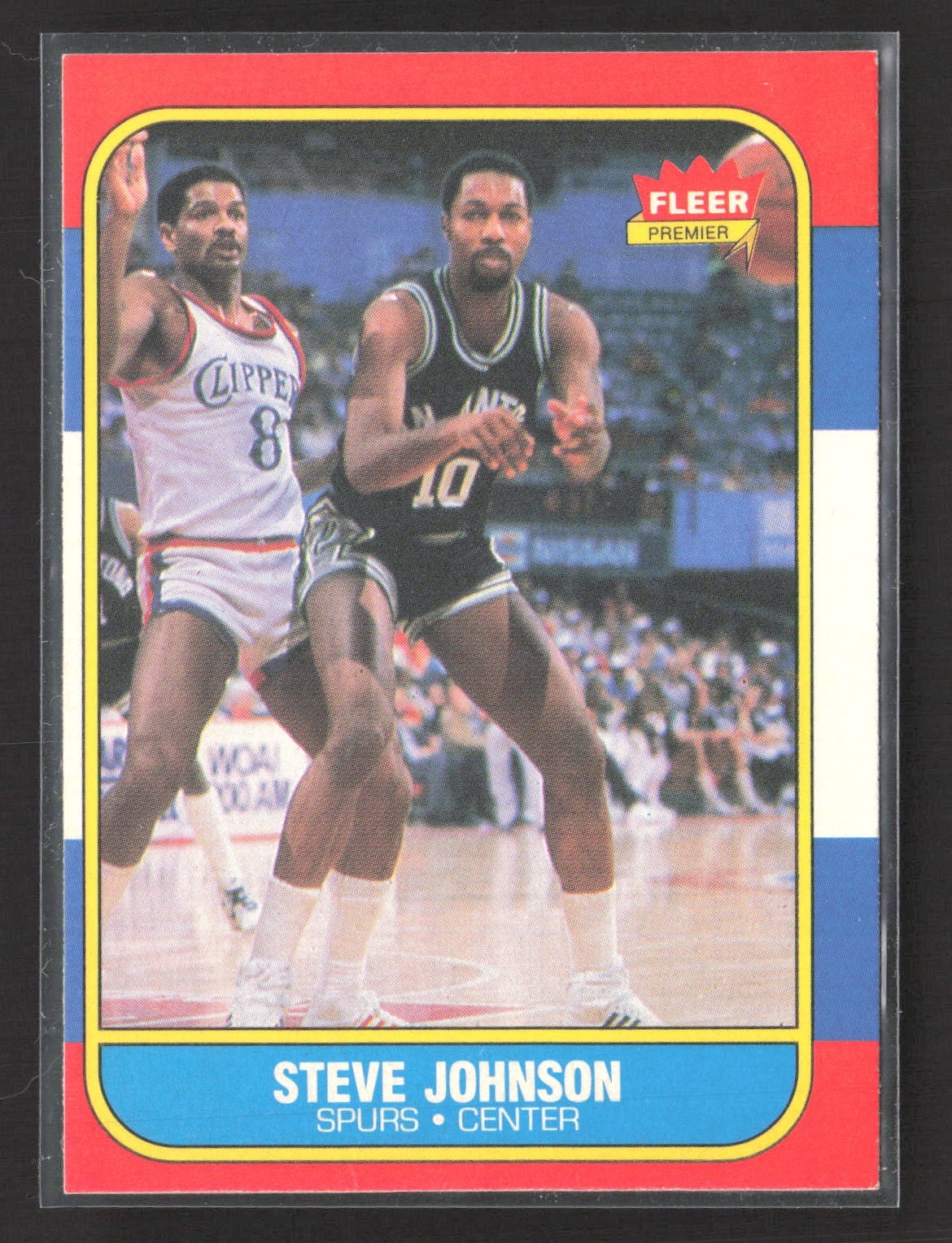 1986-87 Fleer - Steve Johnson #55