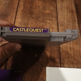 Castlequest (NES) Cartridge, Manual And Map