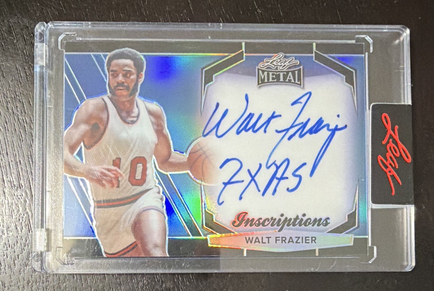 2024 Leaf Metal Inscriptions "7x All Star" WALT FRAZIER  #67/100 Auto NY Knicks