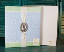 Hallmark First Year Baby Book Photo Album Blue Boys 10x11 3-Ring Binder MSRP 40