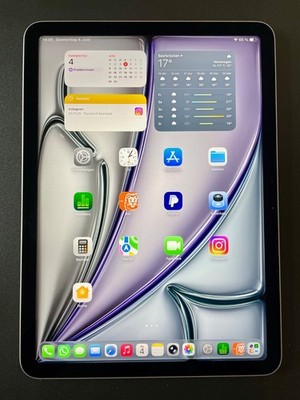 Apple iPad Air M3, 256GB, Wi-Fi, 10,9 Zoll in Space grau, 1 Jahr alt