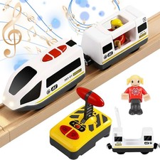 Realistischer Eisenbahn Set elektrisch 20.5cm Kunststoff Zug Kinder Lok
