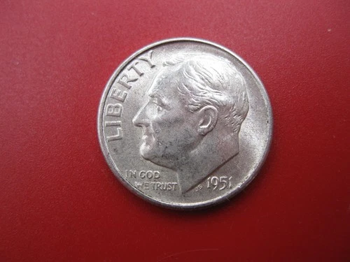 1951 S Roosevelt Dime Gem BU!
