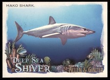 2021 Topps Allen & Ginter Deep Sea Shiver Mako Shark #DSS-3