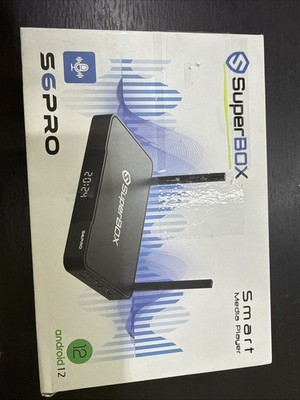 SuperBox S6 Pro Android Smart TV Box 4GB+32GB 8K HDR Dual WiFi Bluetooth