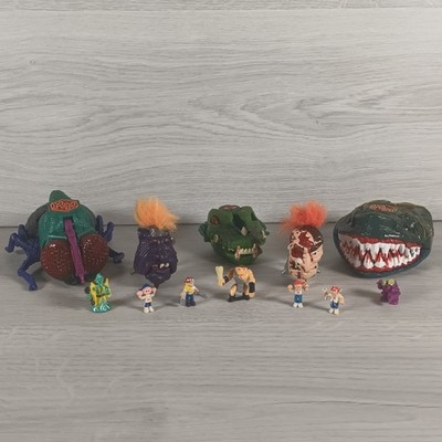 Mighty Max Spielset Vintage Bluebird 5 Stück nicht komplett mit 7 Figuren