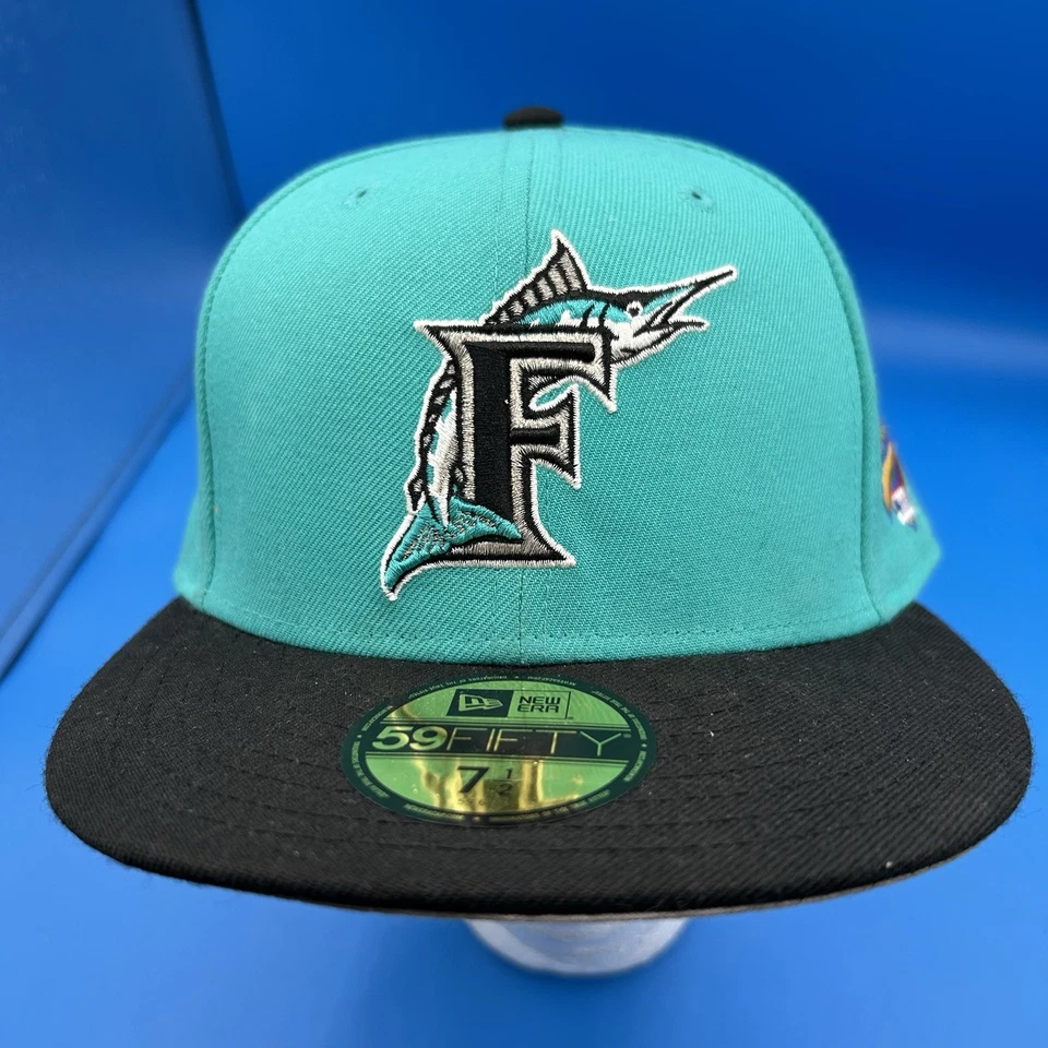 Parche Serie Mundial 1997 Florida Marlins New Era 59fifty ajustado talla 7 1/2 Foto 3 de 4