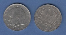 Federal Republic coin 2 Mark Max Planck 1958 J