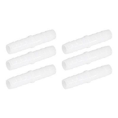 10Stück Kunststoff Schlauch Barb Fitting Gerade Gleiche Barbed Splicer