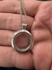 Authentic PANDORA Floating Locket with chain  necklace 60cm with gift box 