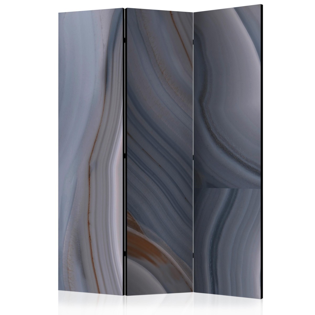 Paravent 3 volets Sea Current 135x172cm cloison amovible et panneau décoratif