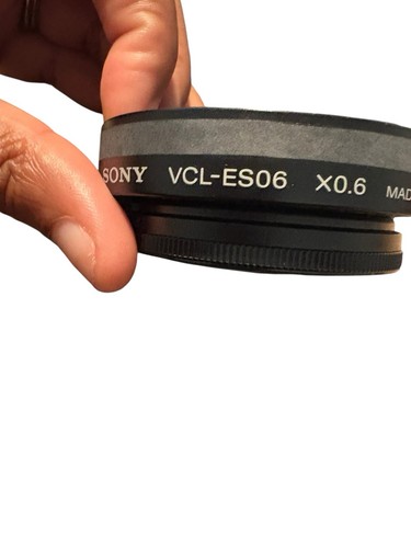 ¡LENTE DE CONVERSIÓN AMPLIA SONY VCL-ES06 X0.6 ONE TOUCH! HECHO EN JAPÓN. (CJL005144) - Imagen 4 de 4