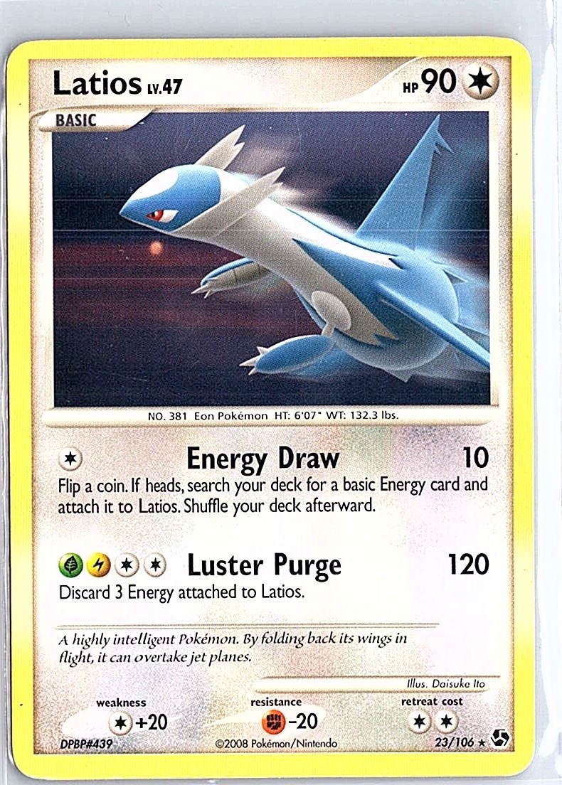 Latios - 23/106 - Pokemon Great Encounters Non-Holo Card NM
