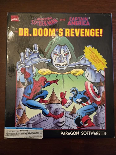 The Amazing Spider-Man And Captain America In Dr. Doom’s Revenge Video Game