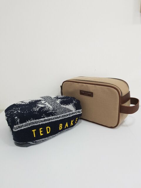 NEW Ted Baker Hopset cosmetic washbag and towel set Rrp 65£
