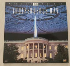 Independence Day Laserdisc Widescreen Edition THX Will Smith 2 Disc Sci-fi Alien