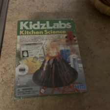 KidzLabs KITCHEN SCIENCE Lab Kit Contains 6 Kids Experiments Ages 9+ New Sealed