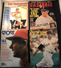  Carl  Yastrzemski  Magazines Lot 8 Boston Red Sox 1967-1978 
