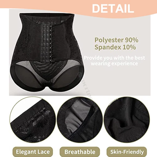 Fajas Colombianas High Waist Shapewear Tummy Control Body Shaper Panties Girdle - Picture 10 of 16