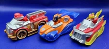 Paw Patrol Rescue Vehicles Die-Cast 3" Cars LOOSE Lot Of 3 Marshall Zuma 