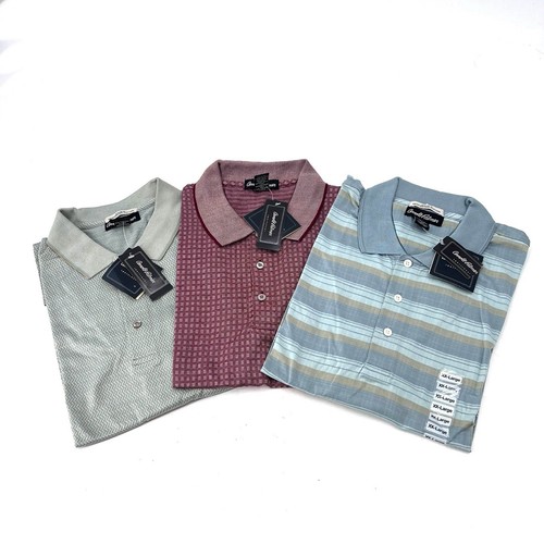 Lot of 3 Arnold Palmer Short Sleeve Polo Shirts Mens XXL ALL NWT 2X