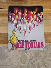 ICE FOLLIES 1975 SOUVENIR PROGRAM FIGURE SKATING PICTORIAL SHIPSTADS JOHNSON