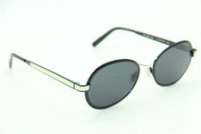 NEW MORGENTHAL FREDERICS PAULINA 3100 BLACK WHITE AUTHENTIC SUNGLASSES 55-19